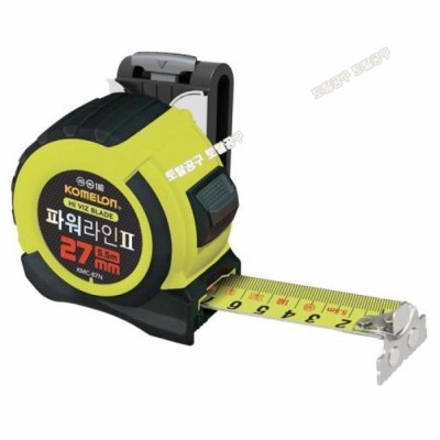 [상품번호 35678] 코메론 파워라인II줄자 KMC-87NL(27mmx5.5M) / 벨트홀더장착/ 양면눈금 자석줄자 / 코메론줄자